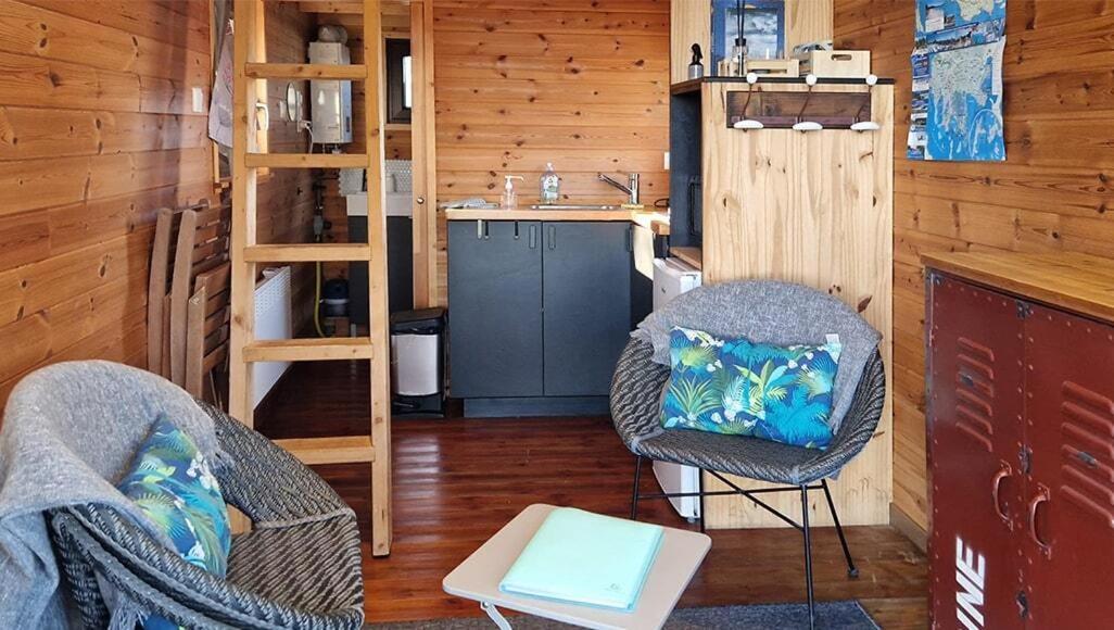 Gites & Tiny Houses Les Hauts De Toulvern Baden Kamer foto