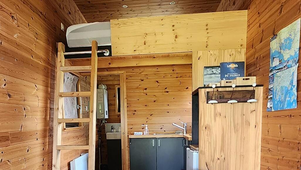 Gites & Tiny Houses Les Hauts De Toulvern Baden Kamer foto