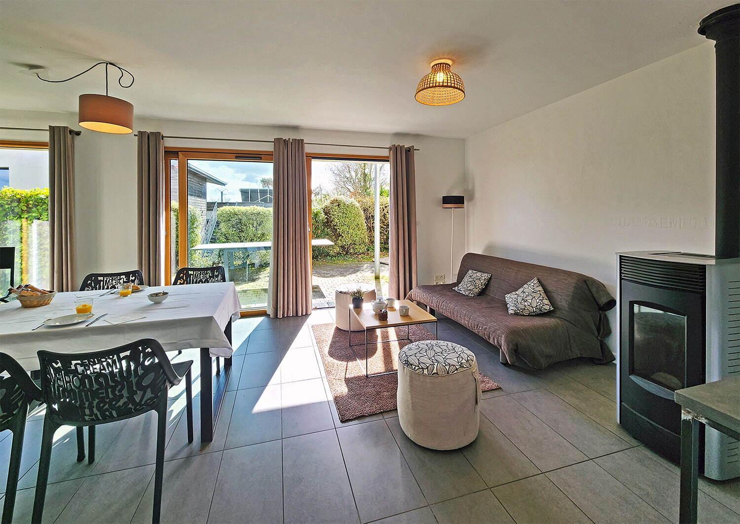 Gites & Tiny Houses Les Hauts De Toulvern Baden Kamer foto